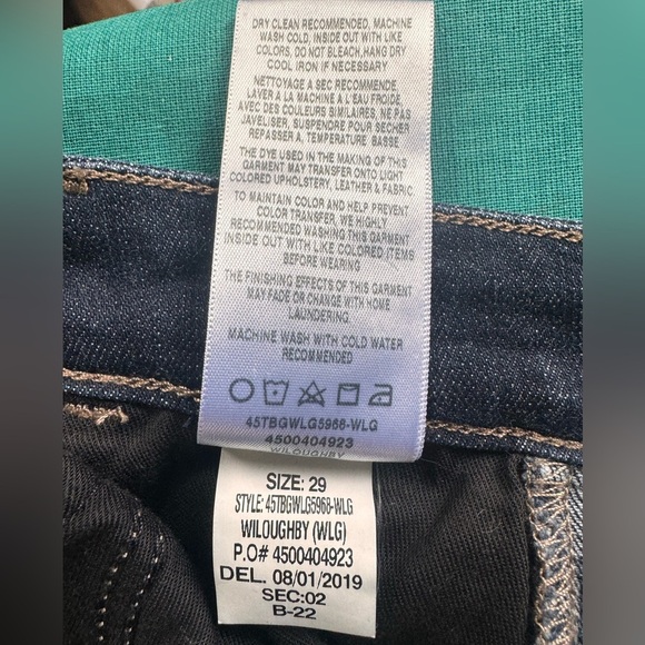 NWOT JOES JEANS Skinny Ankle Women’s Blue Zip Up Jeans W/ Stripes Down Sides W29 - Picture 5 of 8